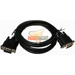 CABLE VGA  7,5 MTS. C/FERRITA, MACHO/MACHO