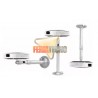 SOPORTE PARA MINI PROYECTOR A TECHO, 30 A 60  CM. PLATEADO