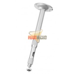 SOPORTE PARA MINI PROYECTOR A TECHO, 30 A 60  CM. PLATEADO