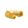 FUNDA, CAPUCHON PARA CONECTOR RJ45, 10 UNI. AMARILLO