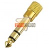 ADAPTADOR AUDIO 6.5 MACHO A 3.5 HEMBRA