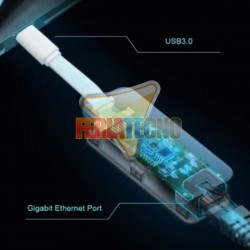 ADAPTADOR USB-C A USB-A RJ45 (RED, LAN), TP-LINK. UE300C