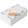 CAJA CHUKI A MURO, BLANCA. 122 X 68 X 38 MM