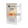 CABLE UTP CAT6 305 MTS, 23 AWG, CCA PVC. GRIS. ATLANTICSWIRE
