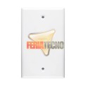 PLACA A MURO 1  MODULO, BLANCA