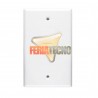 PLACA A MURO 1  MODULO, BLANCA