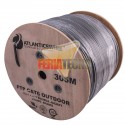 CABLE FTP CAT6, 23 AWG, CCA, 305 MTS.CCA PVC. NEGRO. EXTERIOR