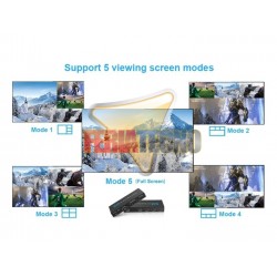 SWITCH HDMI 4X1 COMPUTADOR, C.REMOTO, FULL HD/4K.