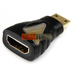 ADAPTADOR MINI HDMI MACHO A HDMI HEMBRA