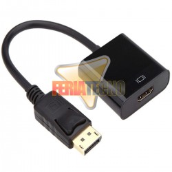  ADAPTADOR DISPLAY PORT MACHO  A HDMI HEMBRA 