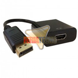  ADAPTADOR DISPLAY PORT MACHO  A HDMI HEMBRA 
