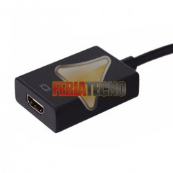 CONVERSOR DE VIDEO VGA + AUDIO A HDMI. ALIMENTA POR USB
