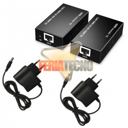 EXTENSOR HDMI HASTA 60 METROS POR UTP. CAT.5E/CAT.6. ACTIVO