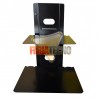 SOPORTE DOBLE PARA BLU-RAY, DVD, DECO. METALICO, NEGRO