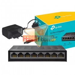 SWITCH TP-LINK, 8 PUERTOS GIGABIT RJ45. LS1008G