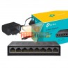 SWITCH TP-LINK, 8 PUERTOS GIGABIT RJ45. LS1008G