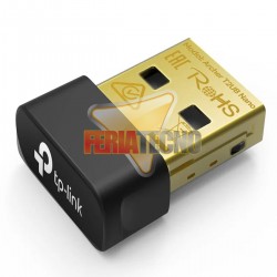 ADAPTADOR WIFI TP-LINK T2U NANO USB, DOBLE BANDA, AC600.