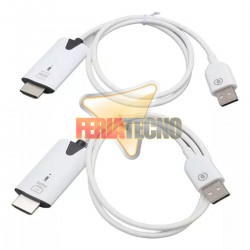 TRANSMISOR HDMI INALAMBRICO 30 METROS, ENERGIZADOS POR USB.