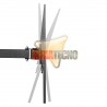 SOPORTE LCD/LED TIPO BRAZO EN MURO 32" A 55". 30KG.NEGRO.