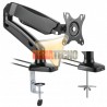 SOPORTE DE ESCRITORIO LCD LED HASTA 27", ARTICULADO, TIPO PRENSA