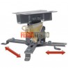 SOPORTE PARA PROYECTOR A TECHO, 13CM. 20KG. PLATEADO