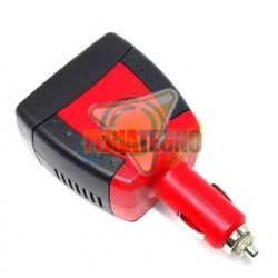  CONVERSOR DE CORRIENTE AUTO A CASA + PUERTO USB