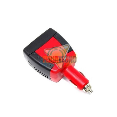  CONVERSOR DE CORRIENTE AUTO A CASA + PUERTO USB