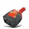  CONVERSOR DE CORRIENTE AUTO A CASA + PUERTO USB