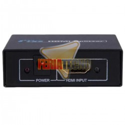 SPLITTER HDMI AMPLIFICADO 2 SALIDAS, SOPORTA 3D