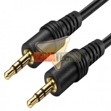  	CABLE DE AUDIO PLUG 3.5MM 5 METROS M/M