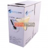 CABLE FTP CAT6 100 MTS, 23 AWG, CCA PVC. NEGRO. EXTERIOR