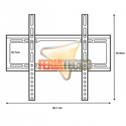 SOPORTE FIJO PARA LCD/LED EN MURO 32´´ A 55´´