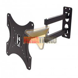 SOPORTE LCD/LED TIPO BRAZO EN MURO 23 A 42. 30KG.NEGRO.