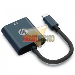 ADAPTADOR USB-C A VGA, 14 CMS. MARCA HP