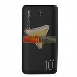 BATERIA EXTERNA POWERBANK, 10.000 MAH, COLOR NEGRO