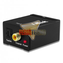 CONVERSOR AUDIO/OPTICO A RCA ANALOGICO