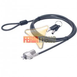 CANDADO DE SEGURIDAD PARA NOTEBOOK NANO SLOT, CON LLAVE