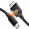 CABLE USB-C A MICRO B M/M 1 METRO (DISCO DURO)