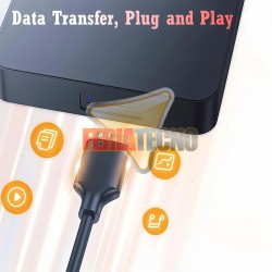 CABLE USB-C A MICRO B M/M 1 METRO (DISCO DURO)