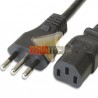 CABLE DE PODER PARA PC 100% COBRE 1,8 MTS. CERTIF. IMQ Y DVE