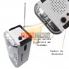 LAMPARA LED DE EMERGENCIA RECARGABLE CON RADIO