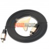 CABLE HDMI 10 MTS. M/M, PLANO, CONEC. BAÑO ORO