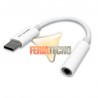 ADAPTADOR USB-C A 3.5 JACK, PARA AUDIFONOS. CON CHIP