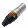 CONECTOR XLR MACHO 3 PINES, TIPO CANON, MICROFONO