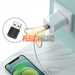 ADAPTADOR USB-A MACHO A USB-C HEMBRA