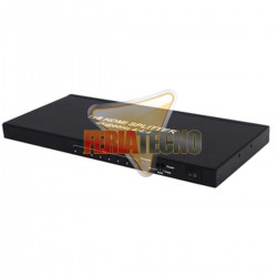 SPLITTER HDMI AMPLIFICADO 8 SALIDAS 2.0, 4K.