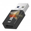 ADAPTADOR USB-A 3.0 MACHO A USB-C HEMBRA
