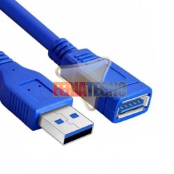 CABLE USB 3.0 EXTENSIÓN A-A M/H 1.8M