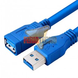 CABLE USB 3.0 EXTENSIÓN A-A M/H 1.8M