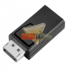 ADAPTADOR DISPLAY PORT MACHO  A HDMI HEMBRA.